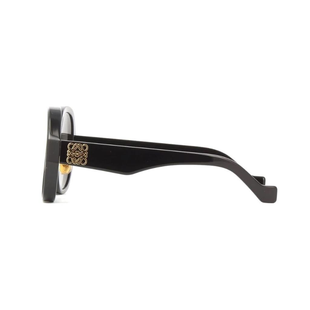 Loewe Windproof Sun Protection Irregular Shape Sunglasses Women Sunglasses Black LW40080U