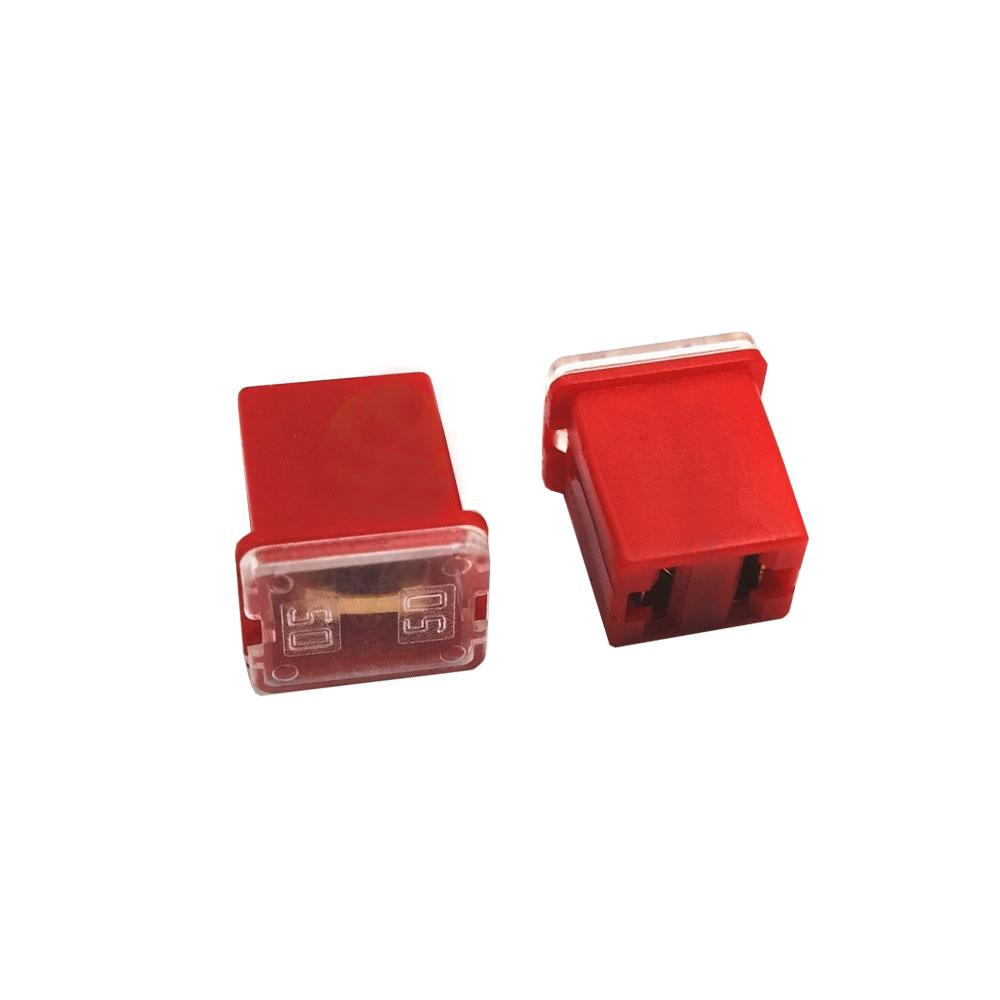 Universal Waterproof Mini Square Fuse 32V 20A 25A 30A 40A 50A 60A Automotive Car Fuse with Plastic Box Socket Car Accessories