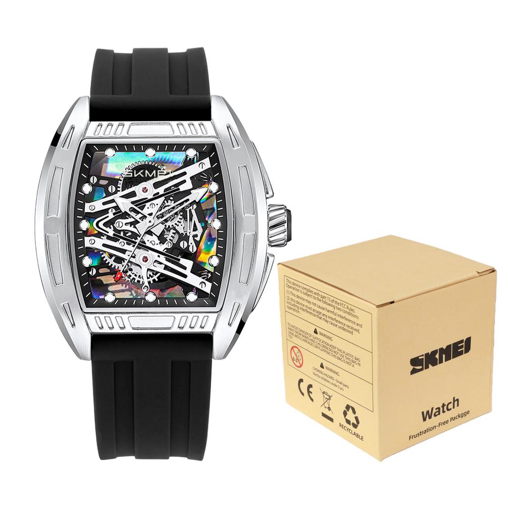 SKMEI 7068 Fashion Quartz Watches For Men 30M Waterproof Women Cool Wristwatch Creative Dial Light Hands Clock Street Style