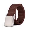 Summer Student Military Training Belt Canvas Belt Men'S And Women'S Outdoor Casual Snap Belt