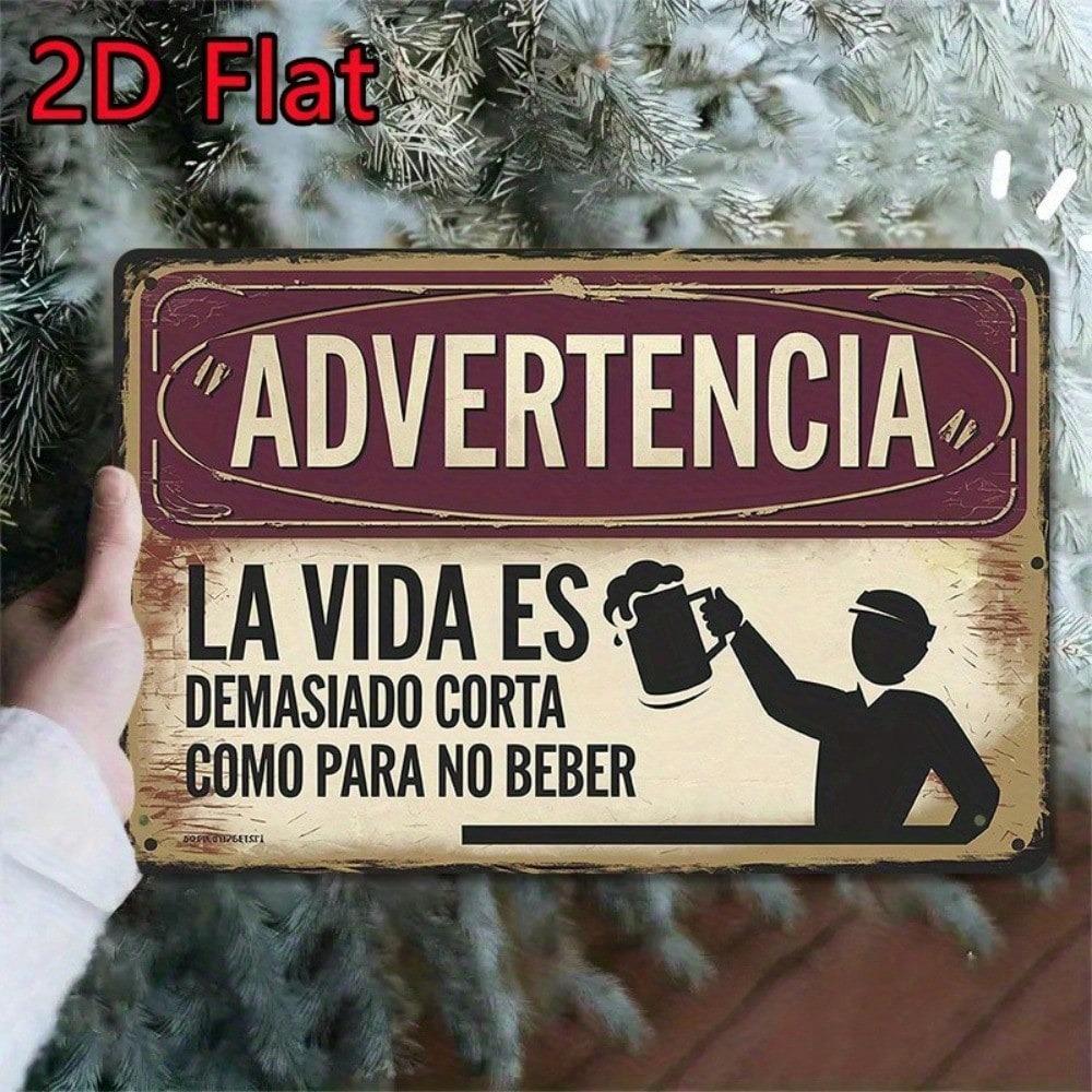 Vintage Tin Metal Sign Inspirational Quote Wall Decor Retro Home Cafe