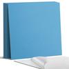 Set of Self-Adhesive Vinyl Tiles with Print for the Living Room, Sky Blue Color, 4x50x50 cm