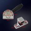 Black Zinc Alloy Seafood Steamer Cabinet Door Handle Anti-corrosion 1 PCS for Commercial Canteen Kitchen Steamer Replacement