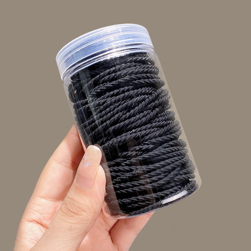 50PCS Strong Elasticity Hair Tie Candy Color Hair Rope Fashion Hair Accessories