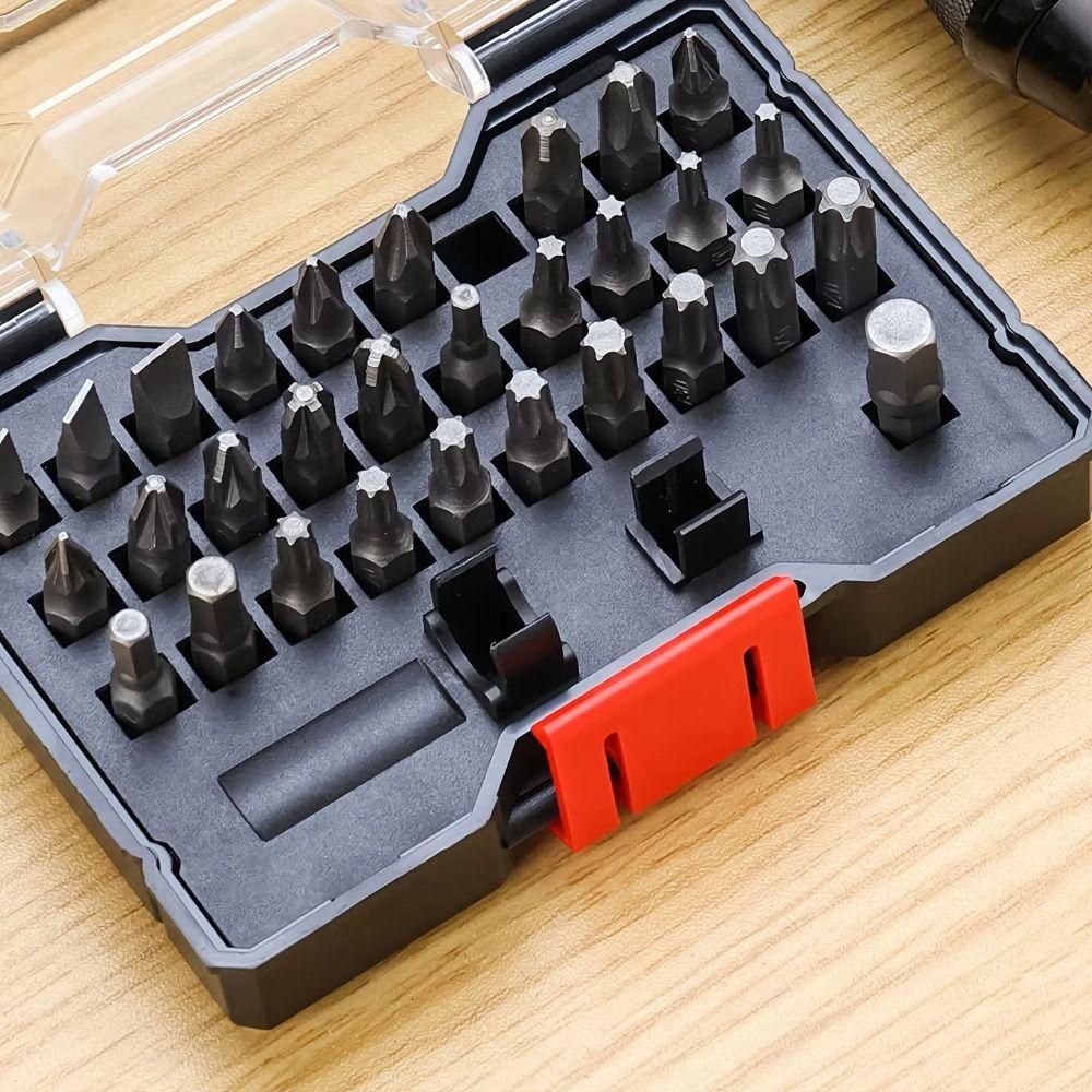 32PCS High Torque Hex Shank Drill Bits Portable Magnetic Screwdriver Bits Workshop Tasks