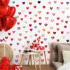 Valentine's Day Peach Heart Removable Wall Sticker - CH81729