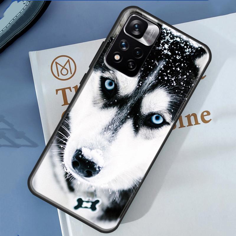 Alaskan Husky Dog Cute Puppy Case For Xiaomi Redmi 13C 10C 12C 14C Redmi Note 14 13 Pro 12 11 9 10 9S 10S 11S 12S Cover