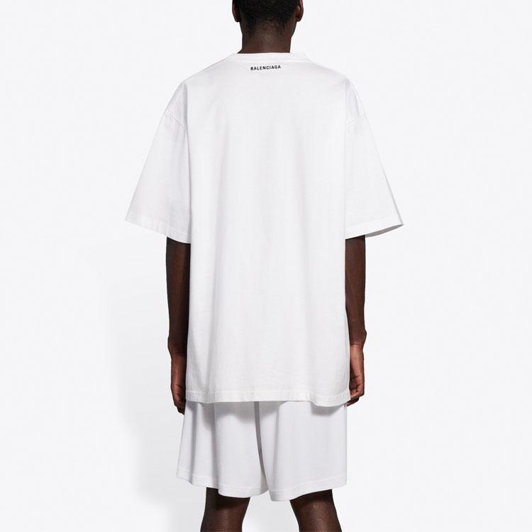 Balenciaga T Shirt Men's Regular Fit White 651795TKV769140