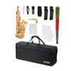 Gold Brass Alto Saxophone Eb E Flat Sax Beginner Kit with Case Mouthpiece