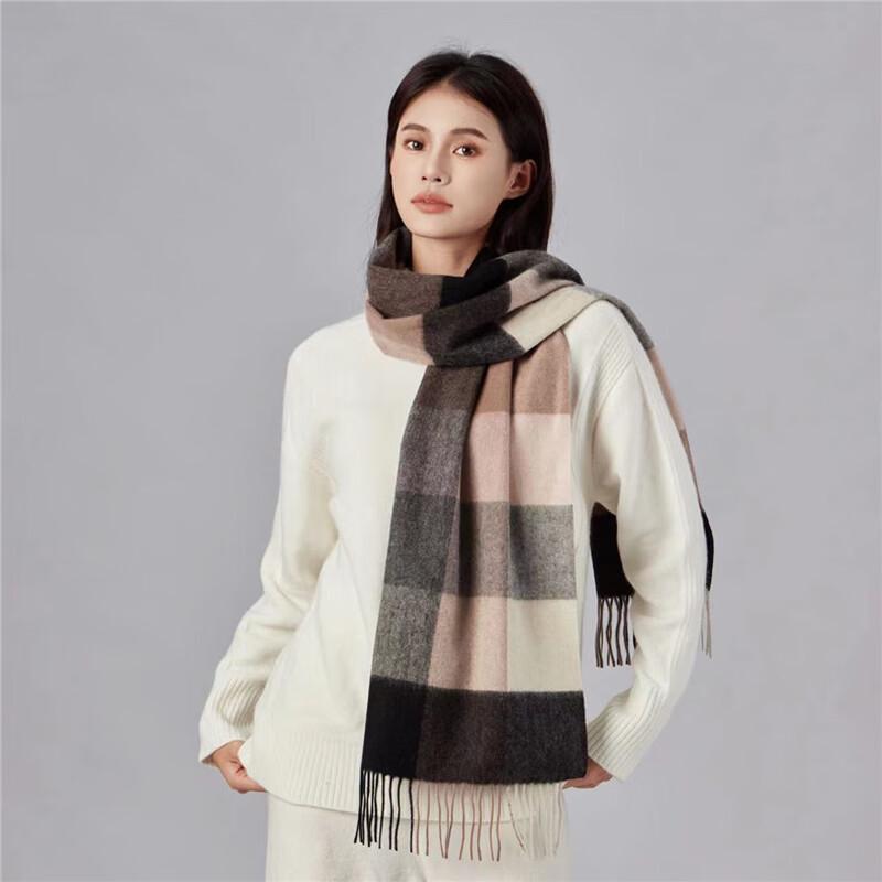 CEENIU Premium Plaid Wool Scarf