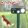 Solar Ultrasonic Animal Repeller - Effective Against Rats, Birds, Cats, Dogs, and Wolves