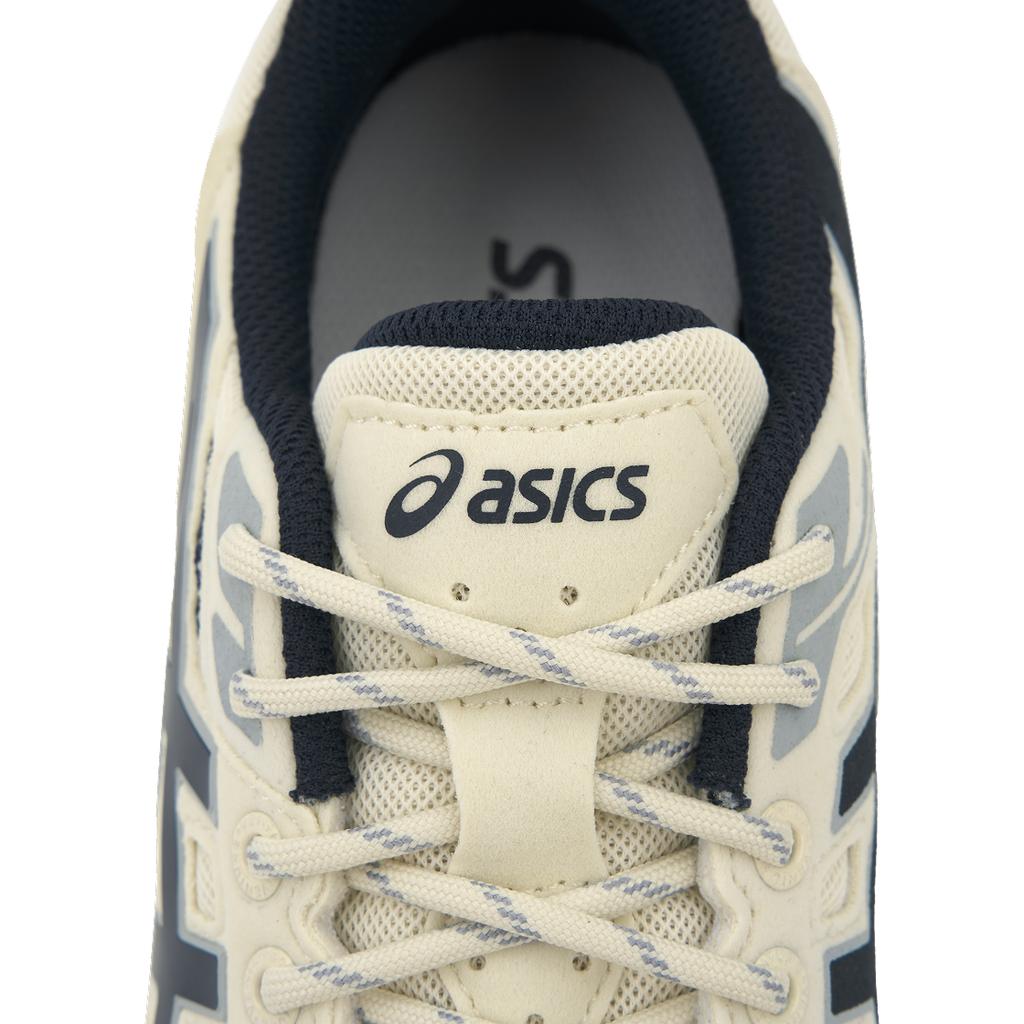 Asics Gel-Venture 6 Tecido Patchwork Couro Sintético Tênis de Corrida Cano Baixo Tênis de Corrida Unissex Branco Azul 1203A239-200