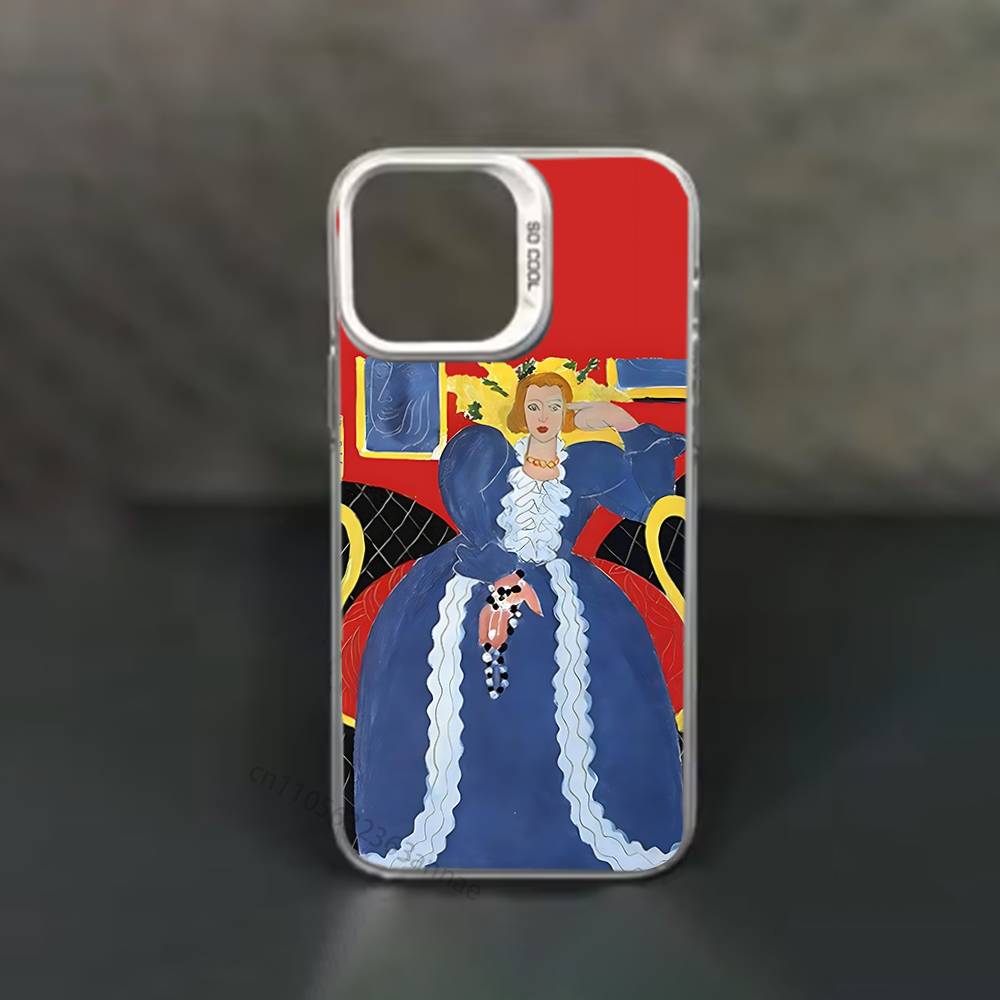 Henri Matisse Art Painting Phone Case for iPhone 15 16 Pro Max Air SE 11 13 Pro 14 Plus 12 11Pro 15Pro Max 16e Cover