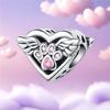 Copper Heart Shap Cute Claw Beads Fit Bracelets Decoration Diy Birthday Party Fine Gifts Jewelry Bracelet Accessory