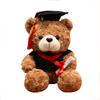 Graduation Bear Plush Toy PhD Hat Teddy Bear Stuffed Animal for Students Kids Gift