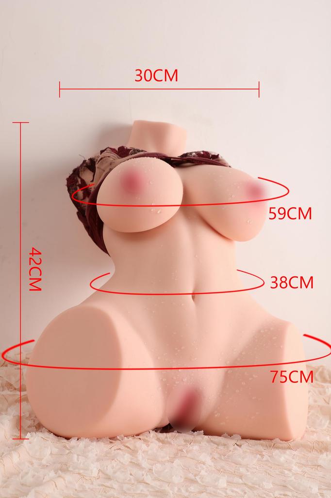 7kg Adult Large Premium TPE Beautiful Big Beautiful Hip Dripping Wet Pink Nipples Yugong® Life-Size Men's Toy, Masturbator, Masturbator, Breasts,