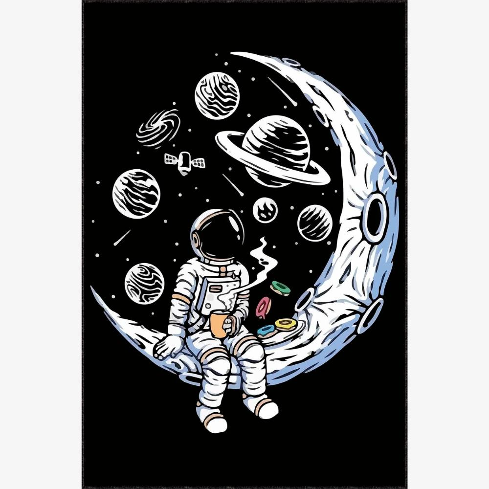 Miru Home Digital Print Washable Non-Slip Dot Base Living Room,Children and Baby Carpet Mcb-9