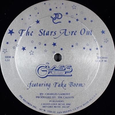 12inch Record GLASS FAMILY / TAKA BOOM - The Stars Are Out / Bring It Back JDC0044 JDC Records 1984 US Dance & Electronica Used