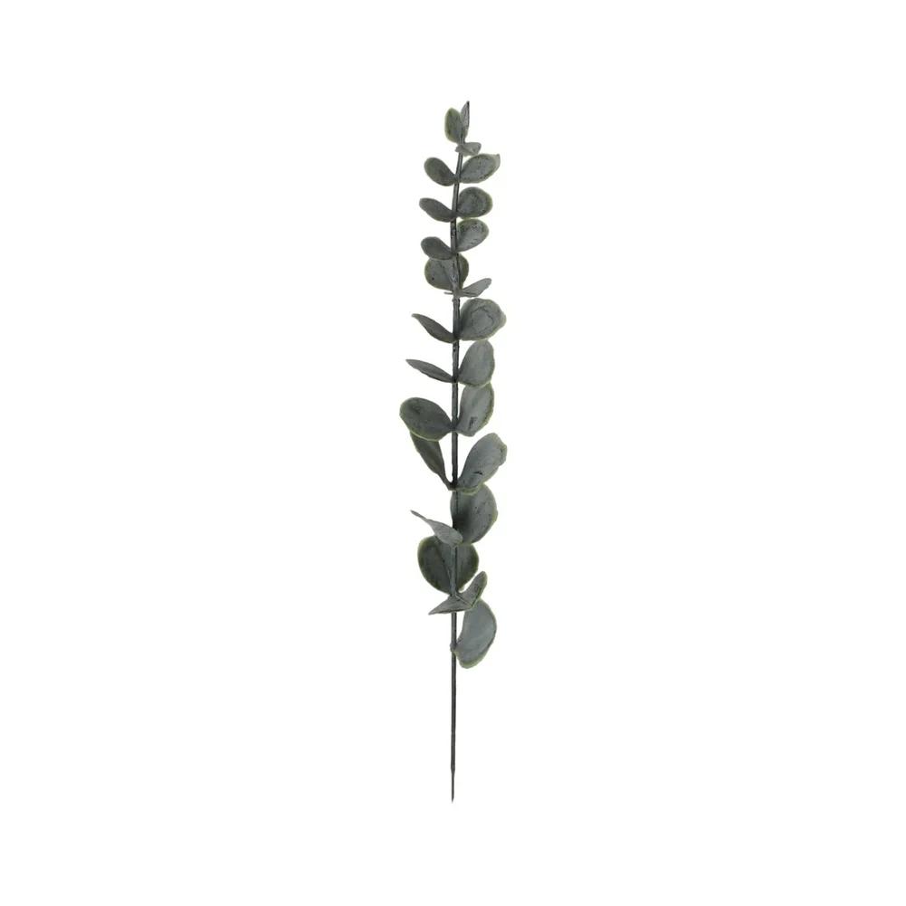 Kunstig Eucalyptusblad Boeket Plastic Groen Decor voor Bruiloft Huis Kantoor Café Achtergrond Mos Groen 38x2x2cm