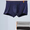 4pcs Men's Underwear Flat Leg Pants Mid Waist Plus Size Four Corner Pants Breathable Linear Shorts Boxer Brief
