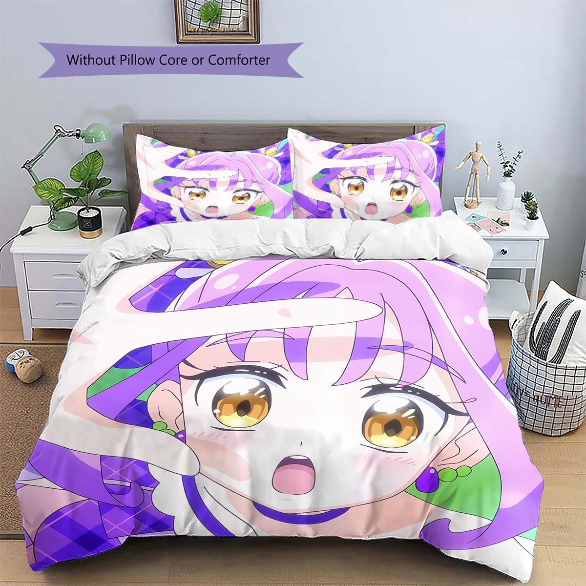 

Pretty Cure Character Duvet Cover & Pillowcases, Pretty Cure Fan Bedding, Ideal Gift.chl 135x200cm
