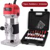 Elektrischer Trimmer Holzbearbeitung 800W 30000 U/min Holzfräsmaschine Hand DIY Fräsen Schnitzen Gravieren Elektrowerkzeuge Mit Fräser