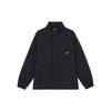Jackets Men's Black Stand Collar Moderate Workwear AMJ33374-BK