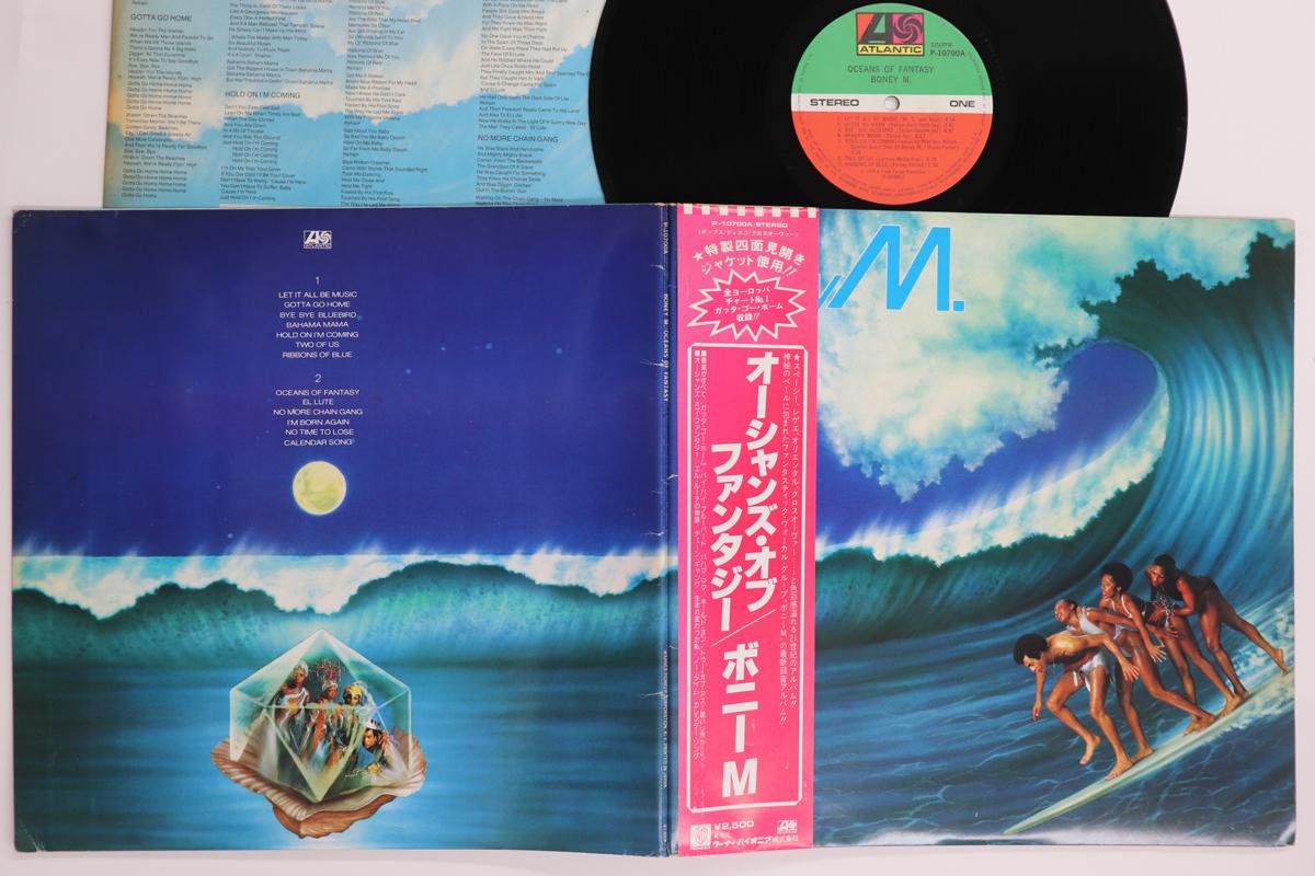 

LP Record BONEY M - Oceans Of Fantasy P10700A ATLANTIC 1979 Japan Obi Soul/Funk Used