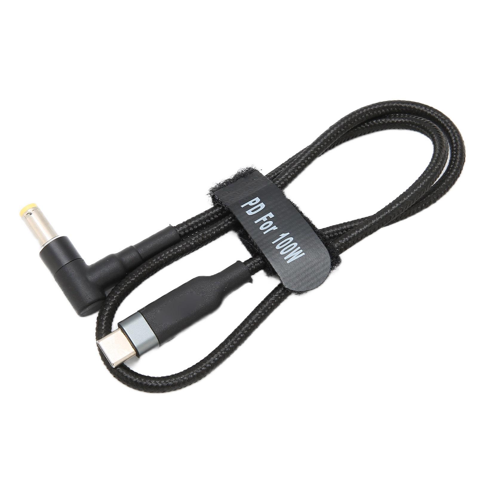 

Laptop Charging Cable DC Power Plug Connector Converter Cable TypeC PD Charging Cable(0.5м )