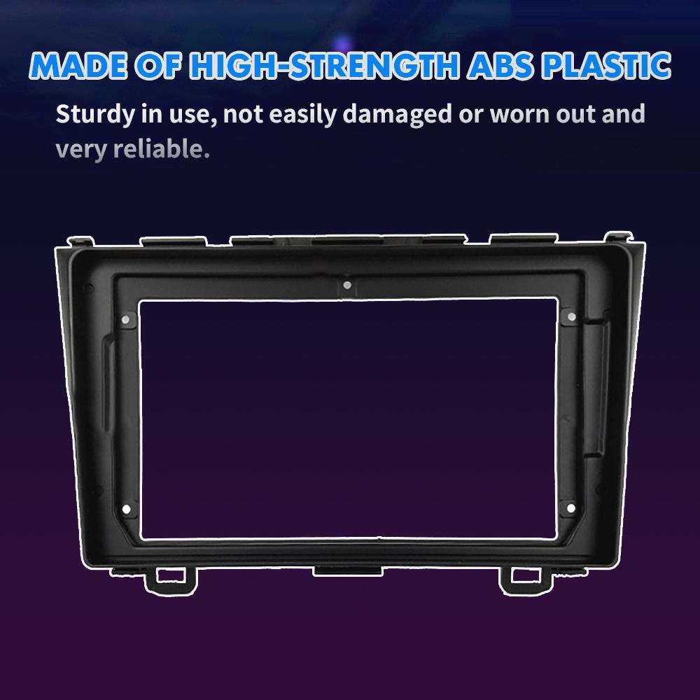 Car Stereo Radio Fascia Face Plate ABS Material GPS Navigation Frame Replacement Fitting Kit for Honda CRV 2008 2009 2010 2011