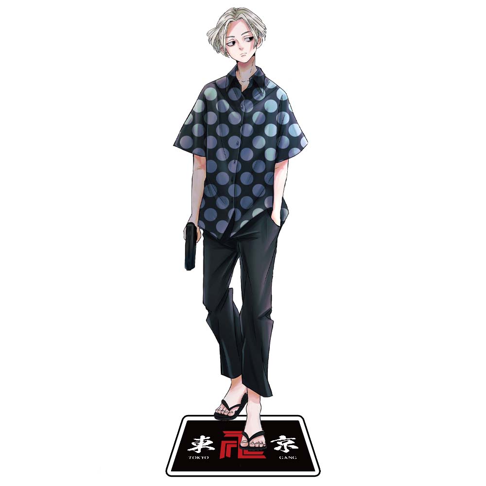 Anime Tokyo-revenge Acrylic Bracket Model Character Manjiro Sano Draken Model Desktop Ornament Standing Fan Collection Gift