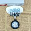 Shiny Cartoon Nurse & Doctor Badge Reel with Retractable PVC Pocket Watch Clip
