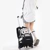 2 Wheels Travel Rolling Luggage Bag School Trolley Backpack For Boys Kid 'S Travel Backpack On Wheels School Backpacks Child