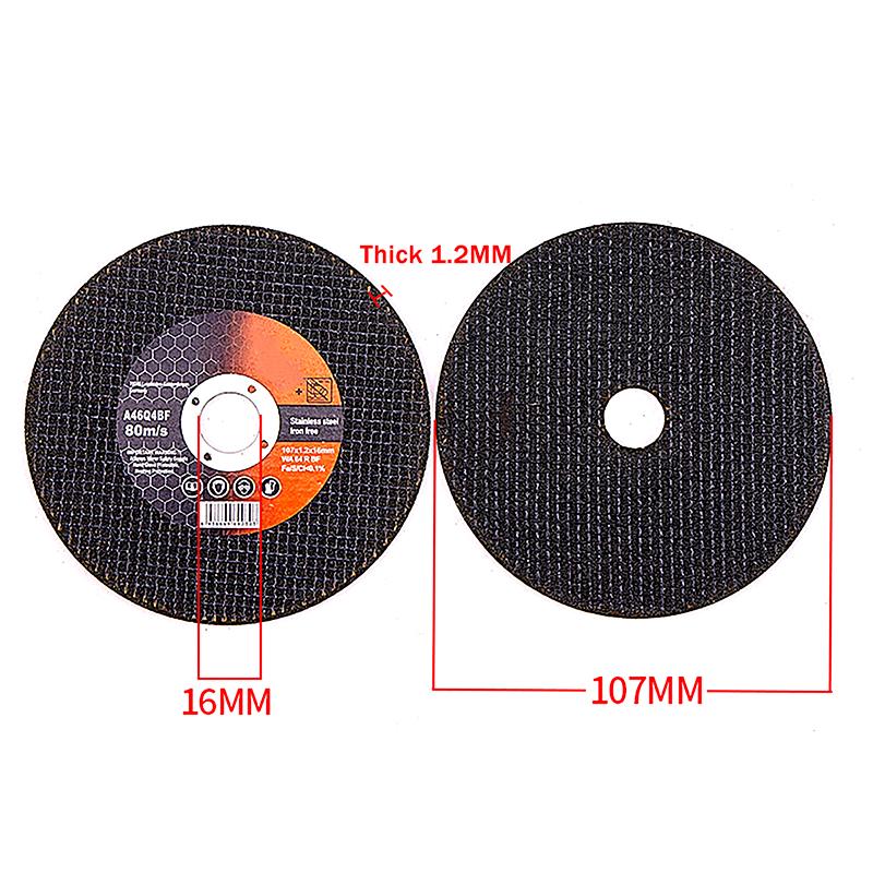 5Pcs Resin Cutting Saw Blades 107*16mm Angle Grinder Wheel Blade Stainless Steel Metal Grinding Machine Cutting Circular Disc