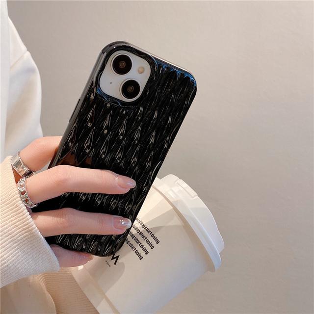 

Ins простой силиконовый чехол для телефона Water Pipper для Iphone 14 Pro Max 11 12 13pro Max Xr X Xs противоударный чехол с волнистым узором в полоску For iPhone 14 Pro