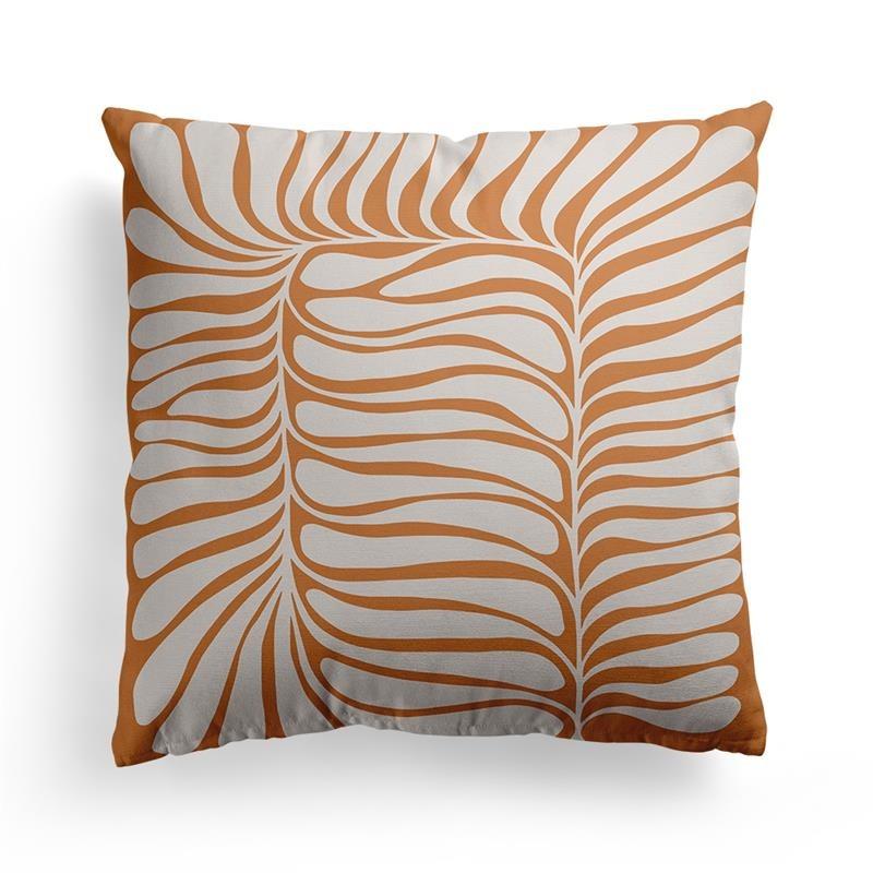 Orange Geometric Sofa Throw Pillow Cover Dormitory Decoration Office Living Room Home Pillow Cover