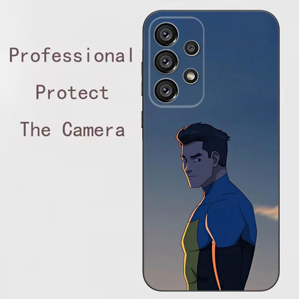 I-Invincible Phone Case For Samsung Galaxy A91,A80,A73,A72 ,A71,A53A52,A32 ,A31A22,A21s,A20,Black Cover