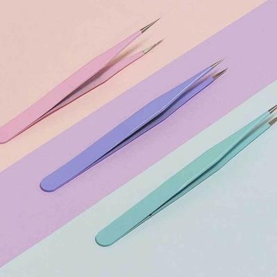 Straight Nail Art Tweezers Precision Tweezers Tweezers Tweezers Stickers
