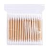 Round Head Makeup Remover, Cleaning And Hygiene Wooden Sticks 30 Pcs Beauty And Skin Care Disposable Double-Ended Cotton Swabs, Ear Cotton Swabs