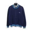 90s Made In Japan Old Track Jacket Navy Men's Used