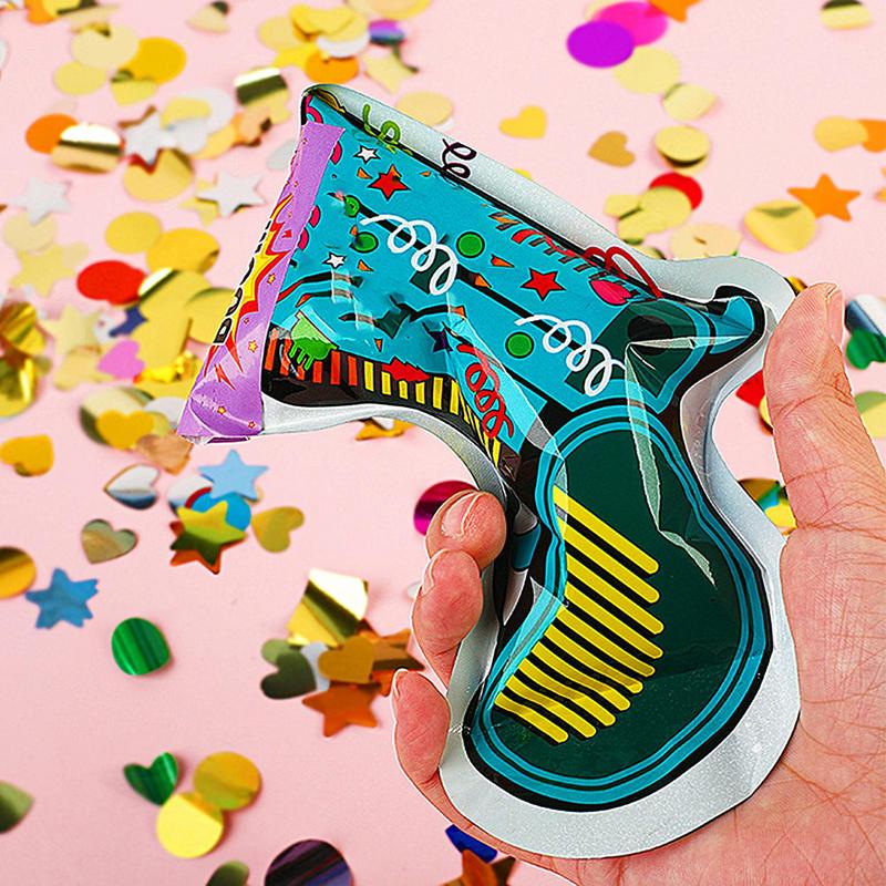 30pcs Wedding Confetti Inflatable PistolHandheld Confetti Guns Plastic Balloons Firework Cannon For Wedding/Birthday/Graduation