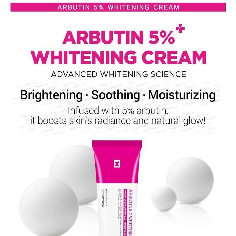 TOSOWOONG Arbutin 5% Whitening Cream