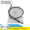 2 st Parkeringsbromskabelsats För Hyundai Elantra 59760-3X300 59770-3X300 Parkeringsbromskabel 597603X300 597703X300