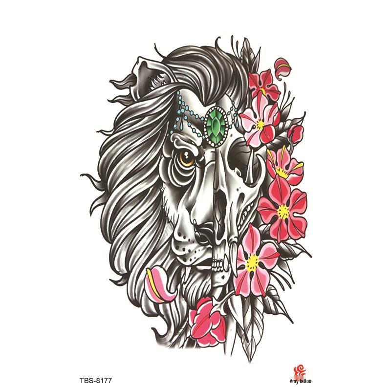 Wasserdichtes Ganzarm Totemsymbol Tattoo Aufkleber Set