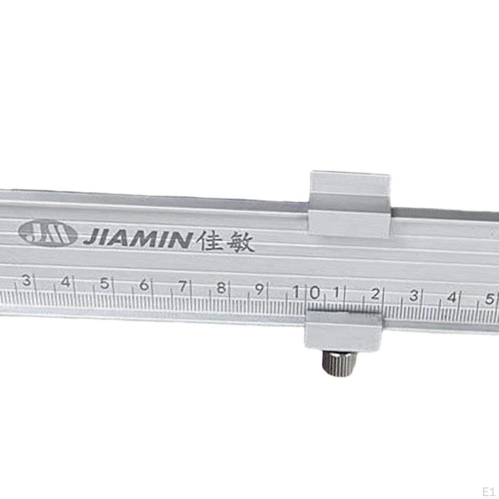 Dřevoobráběcí pravítko z hliníkové slitiny s posuvným dorazem Přesné kovové pravítko kolejnic, metrické značení