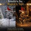 Easy Install Stake Lights Red Bird Solar Garden Light, Waterproof Landscape Lamp with Warm Glow, Ornaments for Lawn Flower Bed Outdoor Metal