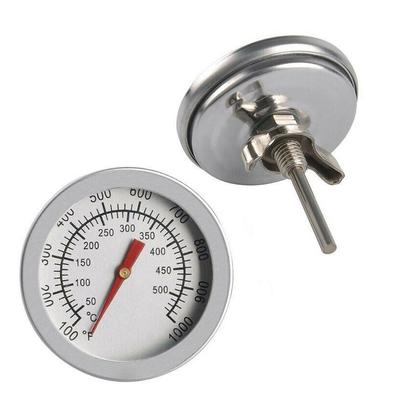 BBQ Gauge Built-in Lid Thermometer Replace for Weber Traveller Grills Charcoal Pit Wood Smoker Oven 100-800°F Barbecue Camping