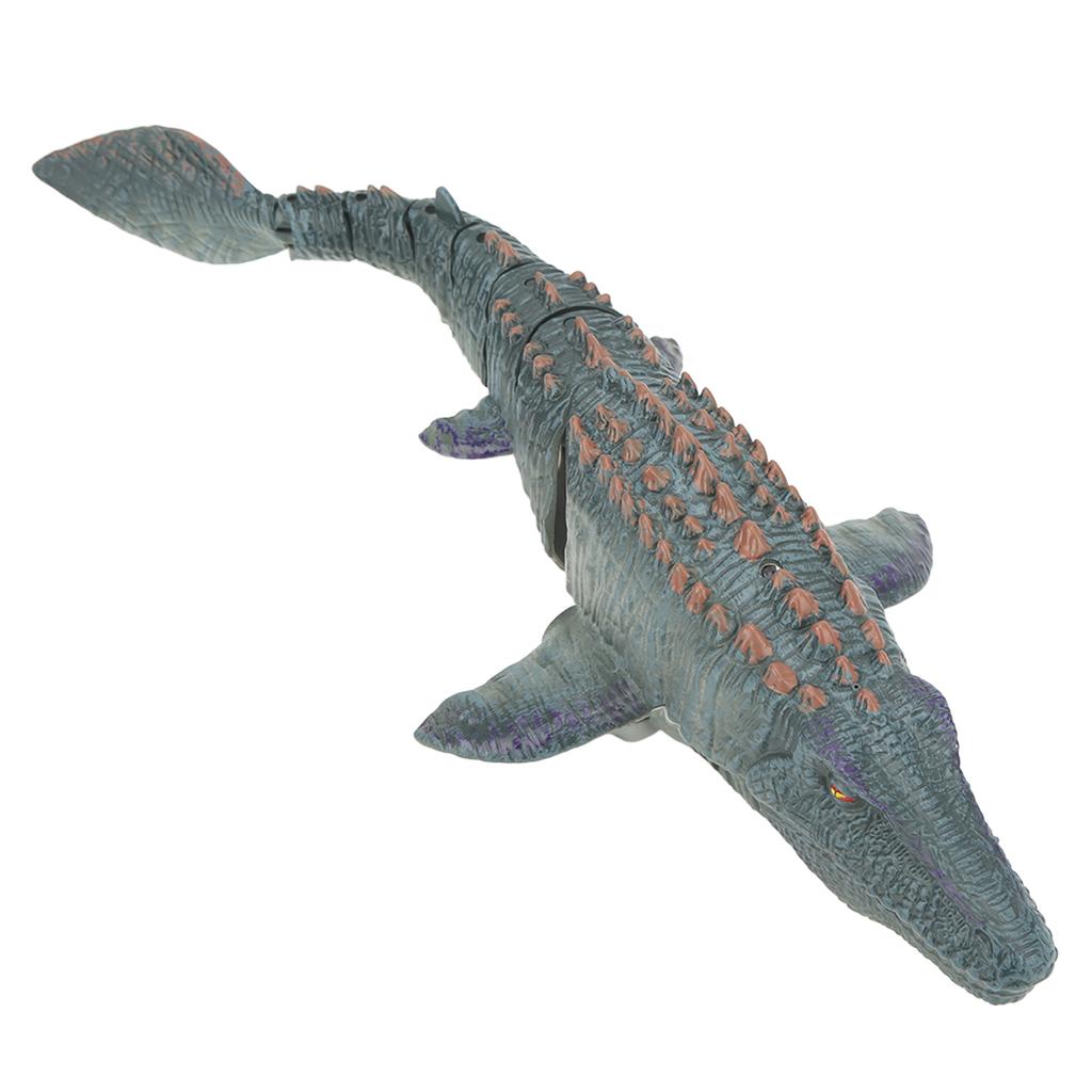 Remote Control Boat Mosasaurus Shape 2.4Ghz High Simulation Waterproof Diving Toy for Adults Kids