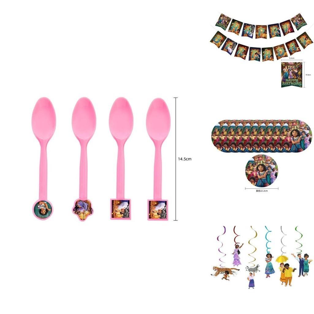 Fun And Festive Encanto Birthday Party Supplies Set With Cake Topper Cups And Plates