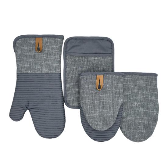 Mini Oven Mitts Neoprene Palm Oven Gloves with Hanging Loop Heat Resistant Kitchen